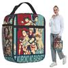 Basketball Kuroko No Basket Anime Insulated Lunch Bag for Kids School Cooler Thermal Food Box Tote Portable Lunch Boxe Container