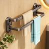 Bathroom Wall Suction Cup for Mounted Multi-Layer Towel Holder -Space-Saving Bathroom Storage Organizer for Towels & Accessories