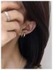 Japanese Minimalist Arc-Shaped Ear Cuff Earrings: Versatile, High-End and Stylish Stud Accessory.