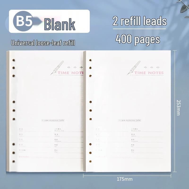 İş ve Öğrenciler İçin Çıkarılabilir Sert Kapaklı Gevşek Yapraklı Defter