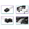 5Pcs Copper PCIE 8 pin to Dual PCI-E 8 (6+2) pin Male GPU Power Cable Splitter