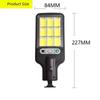 Solar LED Outdoor Wall Lamp with Motion Sensor & Remote Control