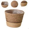 Woven Plant Basket Decorative Storage Home Decoration Container Flower Pot for Patio