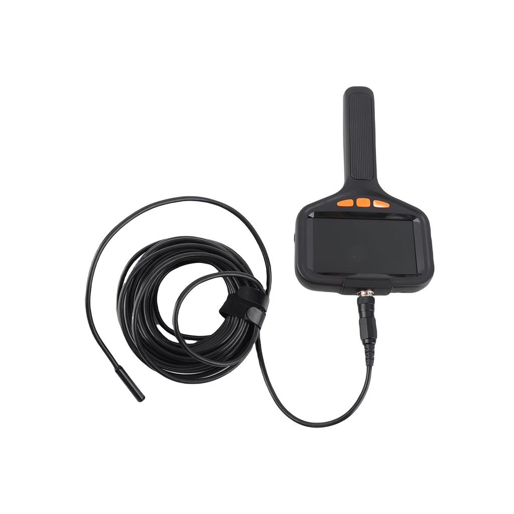 Inspection Camera Dual Lens Inspection Camera with Light 10m 32.8FT Industrial Borescope IP67 Waterproof Flexible Cable