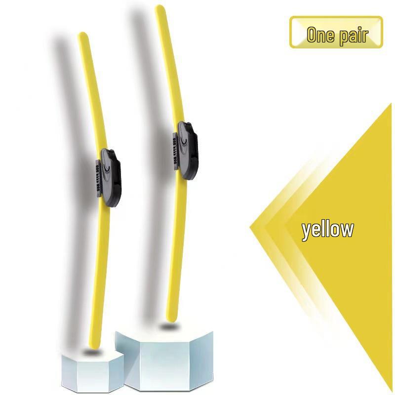 Colorful, Universal, Bone-Free Front Wiper Blade with Rubber Strip for Car Windshields