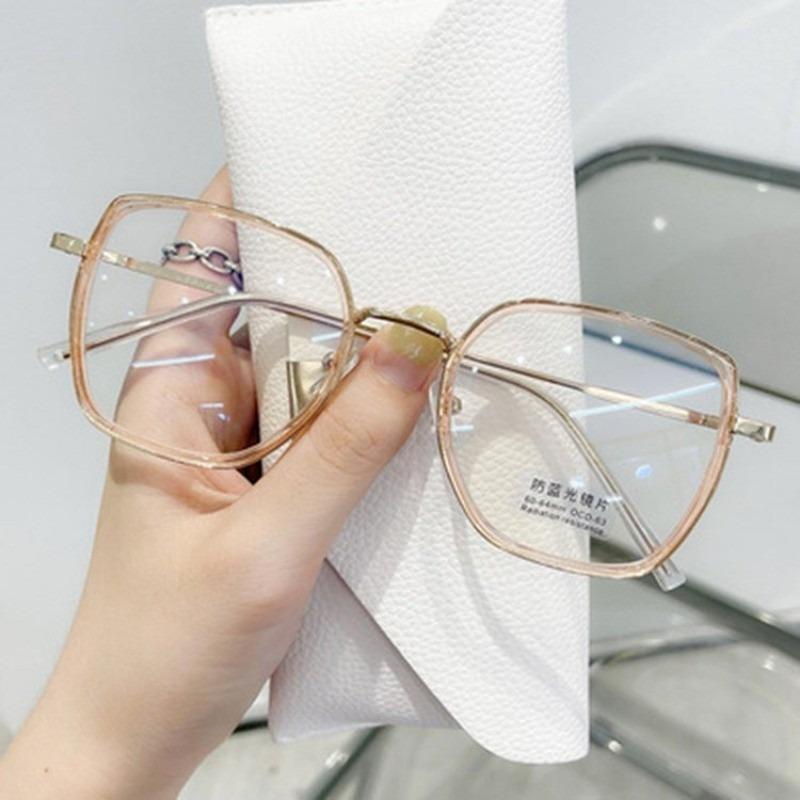 5pcs Anti Blue Light Glasses Classic Women Removable Lenses Anti Radiation Eyeglass for Men and Women