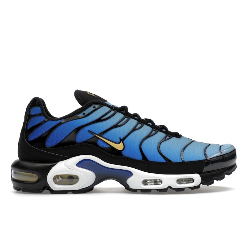 

Nike Кроссовки Air Max Plus Hyper Blue 2025 Мужские Черные Замшевые Небесно-голубые DX0755-001 45