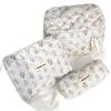 Trousse de toilette matelassée motif papillon Runhui - Grande capacité, Rangement tendance