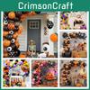 Multicolored Halloween Balloon Arch Kit For Kids Birthday Party Decorations