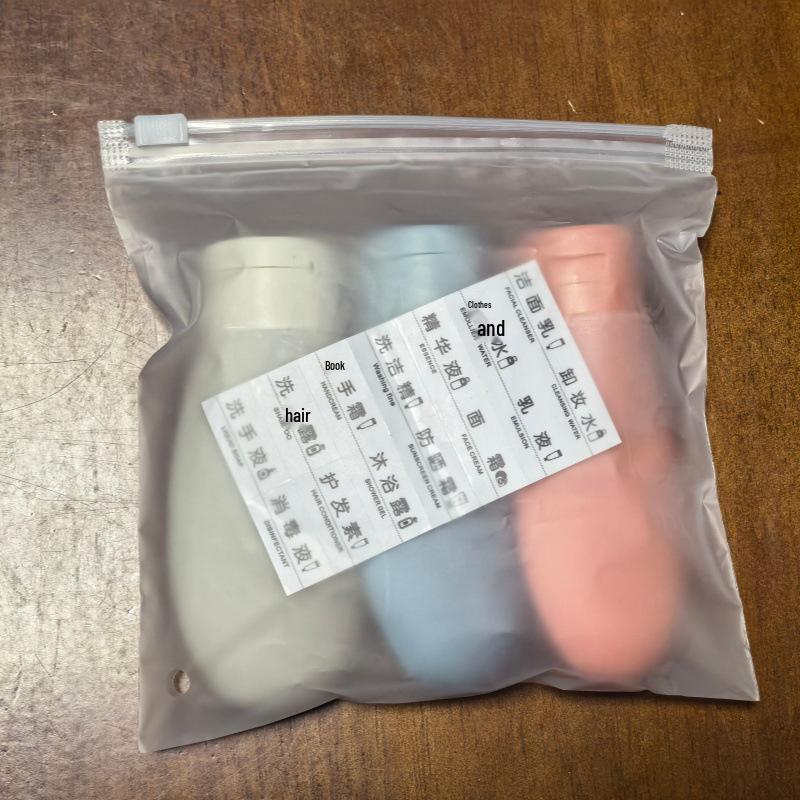 Portable Squeeze-Top Travel Bottles for Shampoo, Shower Gel, and Lotion