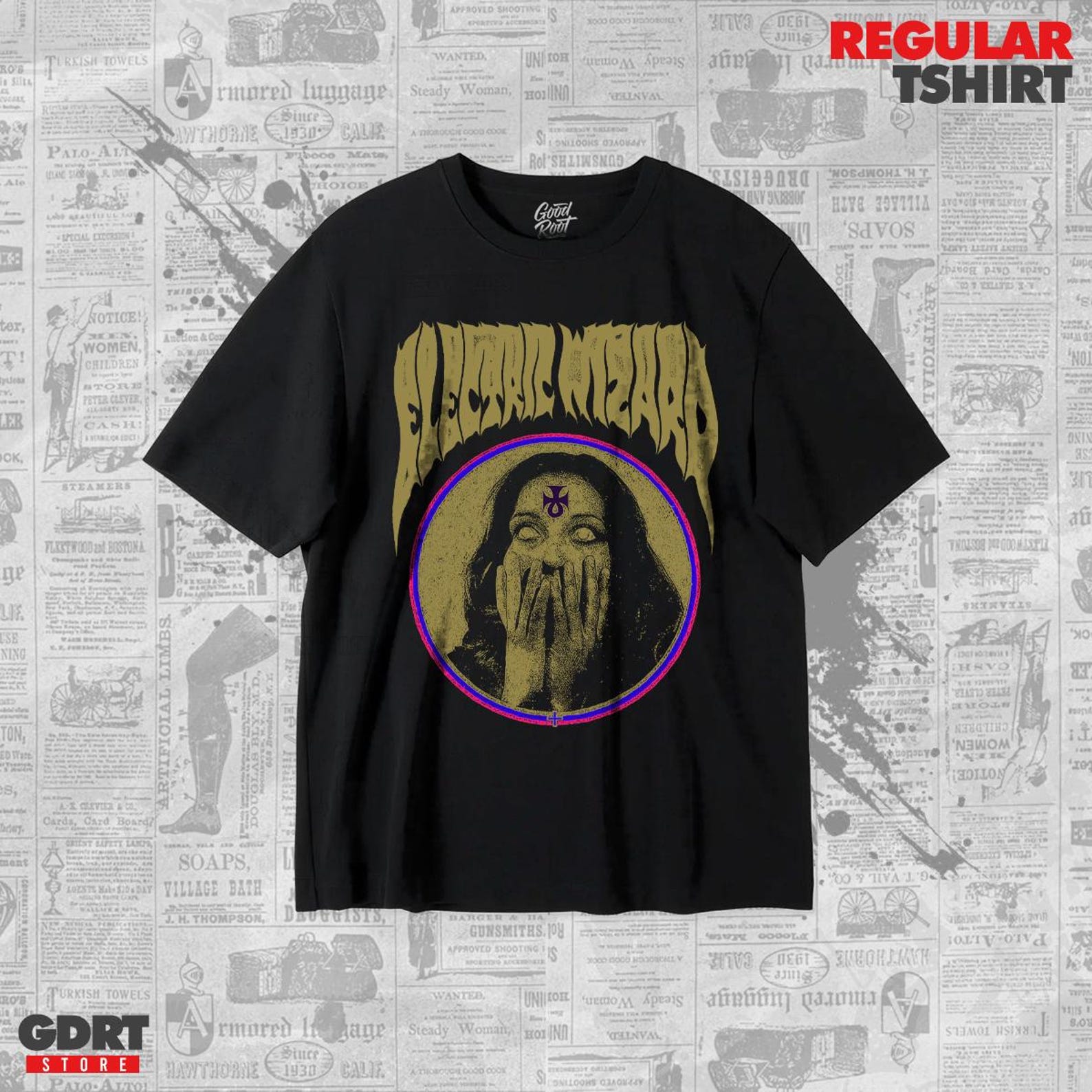 Electric Wizard T shirt - Dopethrone Albums - Unisex Heavy Shirt 2XL