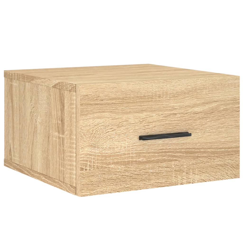 Hanging Bedside Cabinet, Sonoma Oak, 35X35X20 Cm