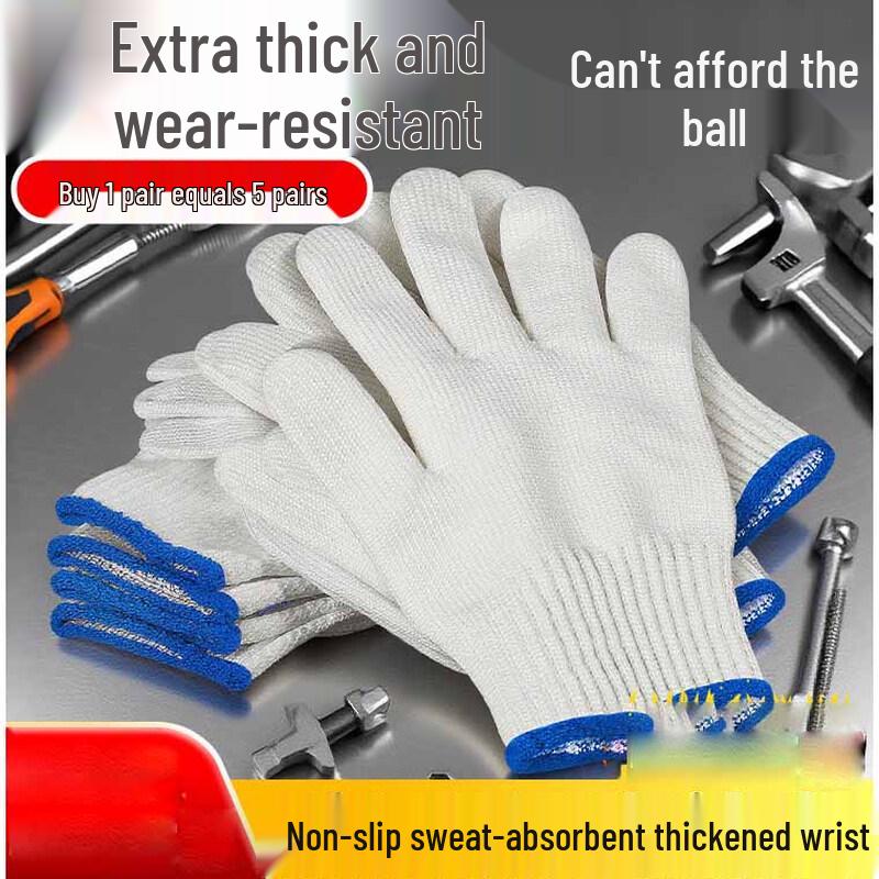 Thickened Nylon Work Gloves