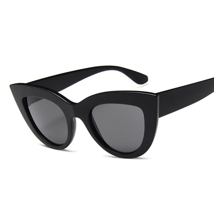 New Cat Eye Fashion Sunglasses Woman Vintage Luxury Brand Designer Black Glasses Sun Glasses For Female UV400 Eyewear Shades