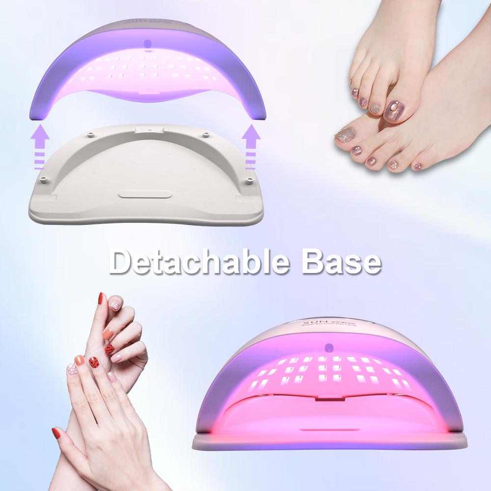 380W Profesionální sušička nehtů LED UV lampa na nehty Sušička gel laku Světlo Příslušenství pro nail art Vytvrzování gelu Nehty na nohou