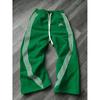 2025 Autumn/Winter Men's Striped Hip Hop Straight-Leg Casual Pants