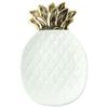 Pineapple Spoon Holder Ceramic Counter Spatula Kitchen Decor Spoon Rest  Kitchen