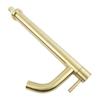 Brushed Gold Bathroom Basin Single Hole Cold Handle Shower Head Sink Faucet Bath