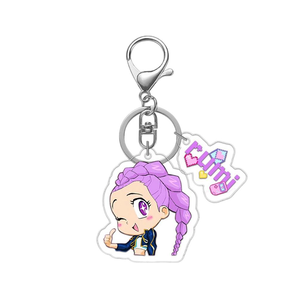 Acrylic Keychain Pendant Student School Bag Cute Decoration Small Gift