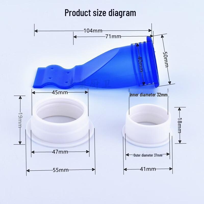 LANGZHIWEN 75mm Drain Odor-Proof Sealing Plug Set