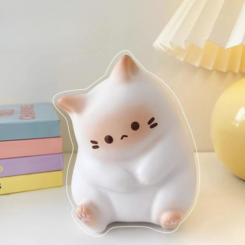 New Cat Stress Relief Squishy Toy PU Slow Rising Squeeze Antistress Ball Cartoon Table Ornaments Squishy Stress Reliever Toys