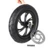 Kit Roată 12 1/2X2 1/4 cu Jantă de Aluminiu și Disc de Frână de 140mm pentru Trotinete Electrice, Biciclete Electrice, Biciclete Pliabile, Accesorii Roată 12 inch