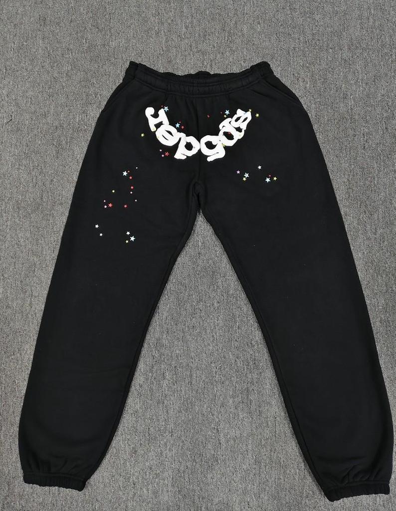 Young Thug Style Spider Web Hoodie Set
