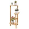 UNHO Flower 3 Bamboo Flower Flower Pot Flower Rack Stand, Tier, Stand, Stand, Indoor/Outdoor, Stylish, Flowers, Houseplants, Vases, Stand, 3D,