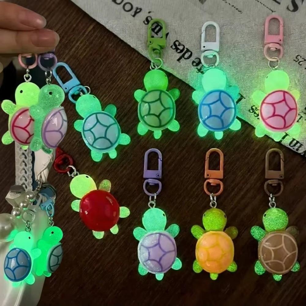 Luminous Tortoise Key Chain Glow In The Dark Bag Pendant New Key Ring  Friend Gift