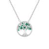 Color Zirconium Law Necklace Women'S Religious Belief Hollow Nature Tree Of Life Necklace Premium Durable Quality