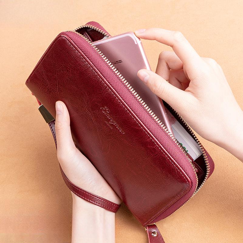 Women's RFID Anti-Theft Long Wallet - Clutch Purse, Coin Pouch & Card Holder