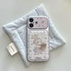 Purple Floral Rabbit Case for iPhone 15/14 & 17/16 Pro Max