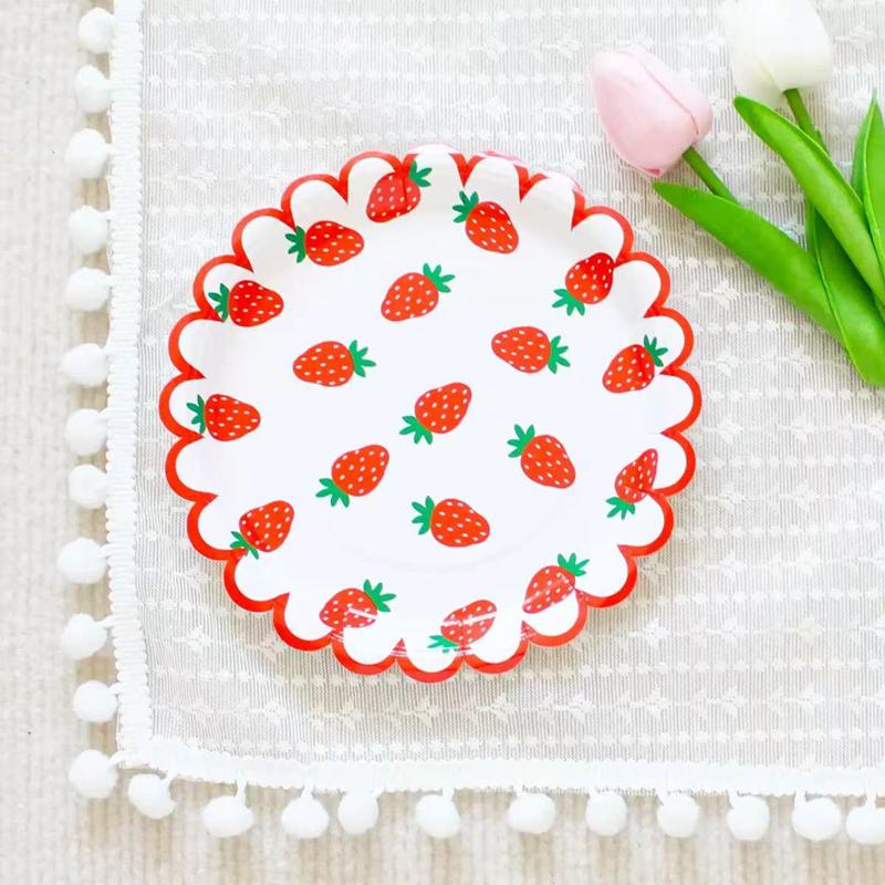 Kindergeburtstag Einweg-Papp-Dessertteller für Party und Picknick