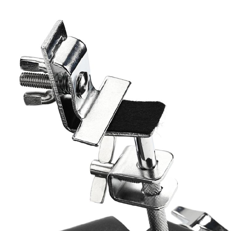 Metal Cowbell & Mount Holder Kit Hoop Mounted Cowbell Clamp Drum Hardware