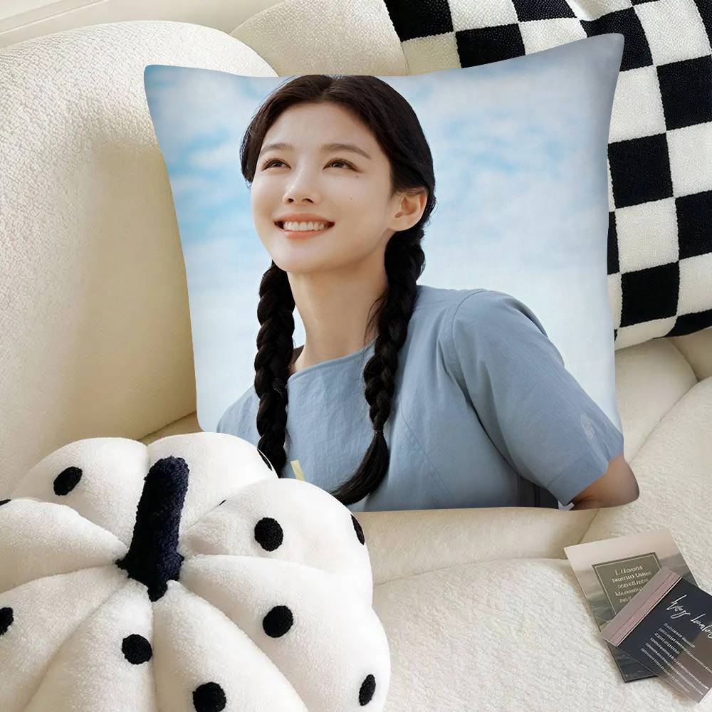 Kim You Jung Korean Actors Pillow Case Square Pillow Bedroom Sofa Leisure Comfort Cushion Car Home Decoration