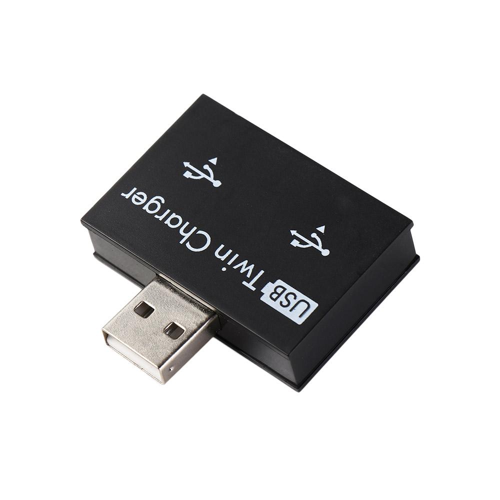 1 Male To 2 Port Female USB2.0 Charging Splitter USB Charging Extender USB 2.0 Charging Hub