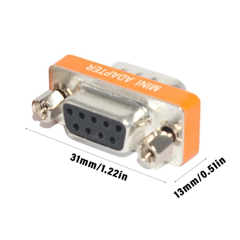 Metal DB9s 8Pin To 9Pin Male To Female Converters For VGA Signal Transmission On Computers Monitors And Printers