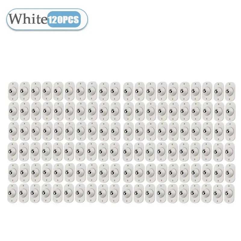 4~120PCS Adhesive Universal Ball Pulley Silent Movable Small Wheel Household Accessory Wear-resistant Load-bearing Foot Wheel