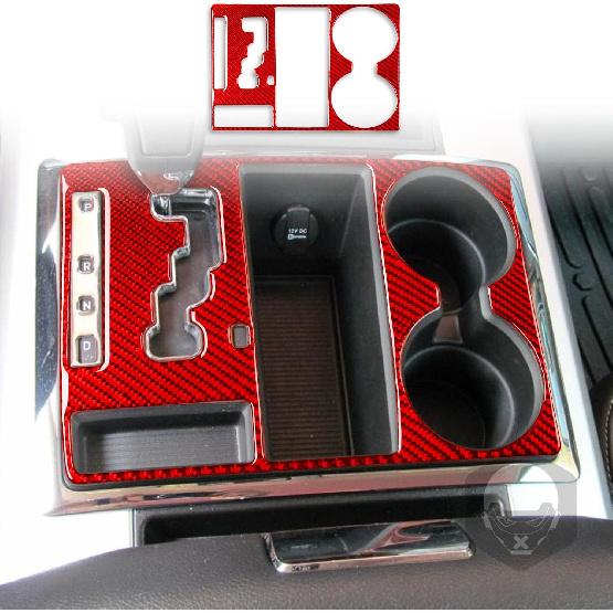 Red Carbon Fiber Dashboard trument Speedometer Tachometer Frame Panel Cover Car Interior Compatible with Dodge Ram 1500/2500/3500 2013 2014 2015 2016