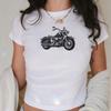 Dziecięca koszulka Harley: Graficzny crop top Y2K