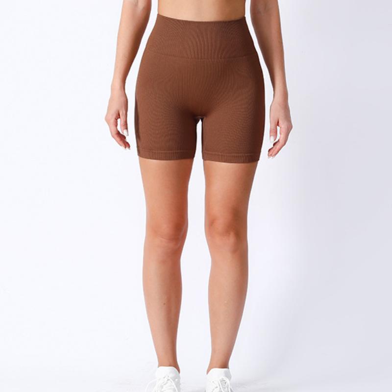 New Fashion Summer Seamless High-waisted Sports Shorts for Women Hip Lift Yoga Sports Shorts