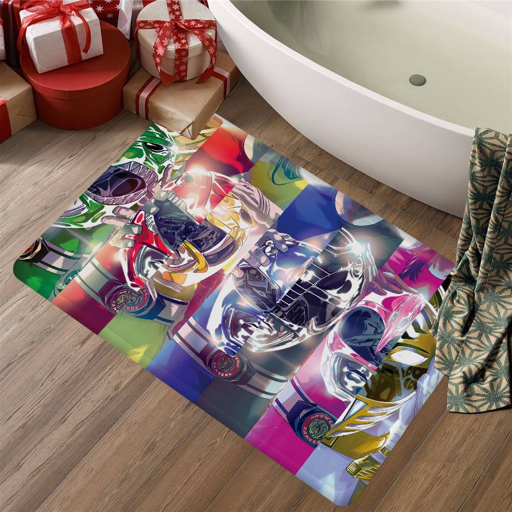 Film Mighty Morphin Power Rangers Fußmatte INS Stil Weich Schlafzimmerboden Haus Waschküche Matte Anti-Rutsch Haushalts Teppiche