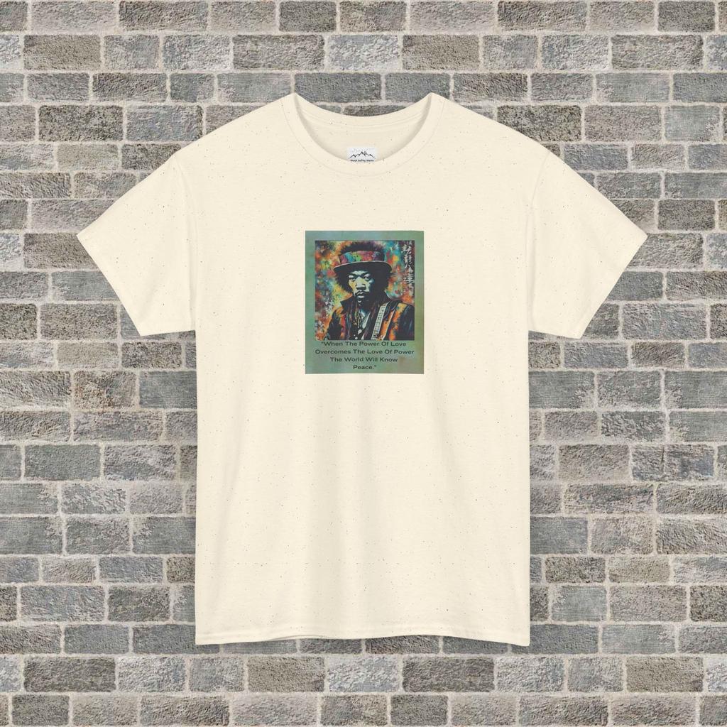 Tribute To Jimi Hendrix The Power of Love ~ Unisex Jersey Short Sleeve Tee