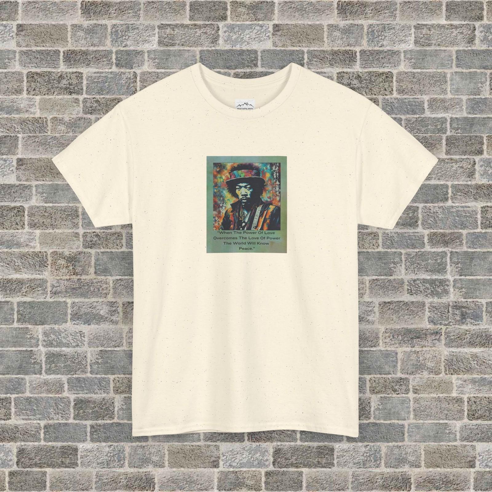 Tribute To Jimi Hendrix The Power of Love ~ Unisex Jersey Short Sleeve Tee S разноцветный