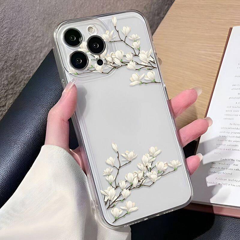 Flower Painted Phone Case For OPPO Reno 7 4G 12 11 10 Pro Plus 11F 12F 5 6 Lite A78 A79 A98 A38 A18 A58 A60 A77 A16 A17 A3 Pro