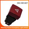 1021427 for Peugeot Citroen Berlingo Hazard Warning Lights Hazard Warning Switch