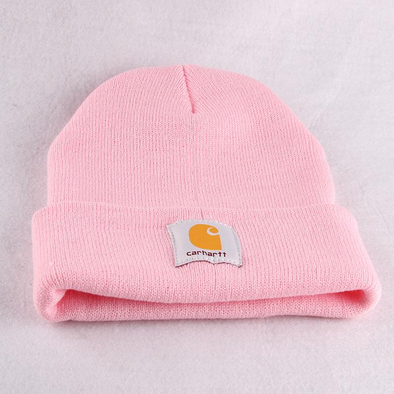 

Beanie Black White Knitted Hat Women Men Warm Winter Cap Gift Xmas Pink