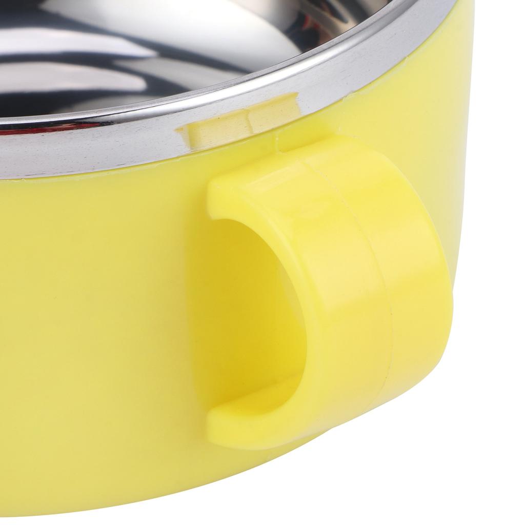 Baby Children Bowl Cartoon 304 Stainless Steel Rice Feeding Bowl with Lid Tableware