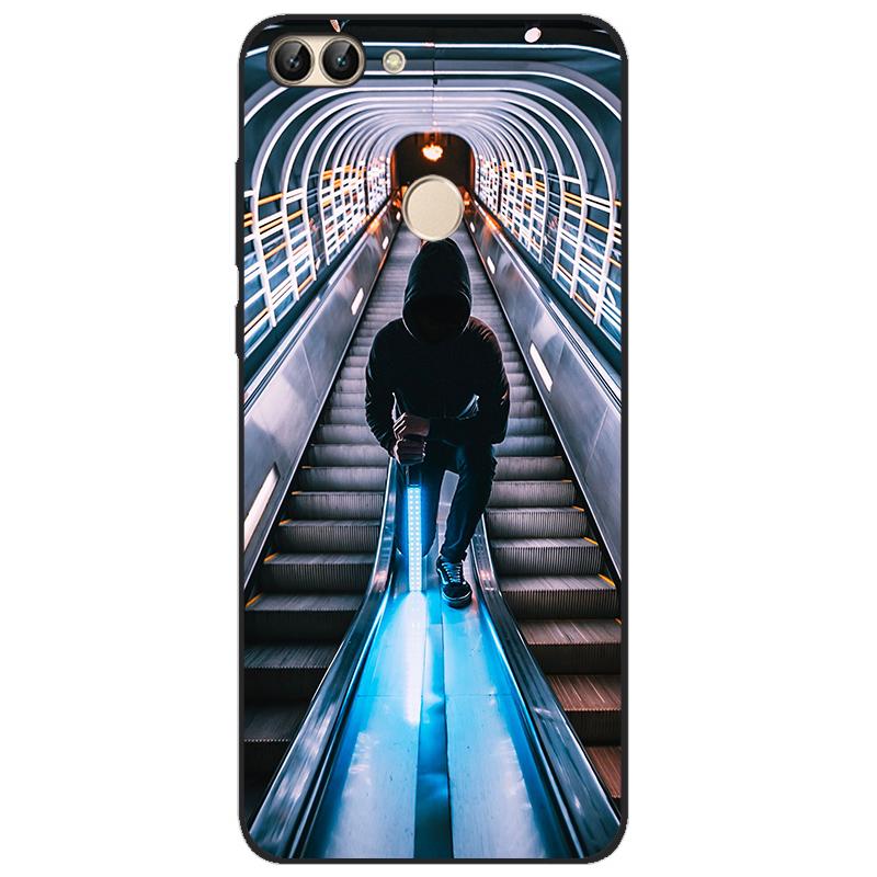 For Huawei P Smart 2018 FIG-LX1 PSmart Case For Huawei P Smart 5.65inch Case TPU Soft Silicone Cute Wolf Back Cover Phone Case