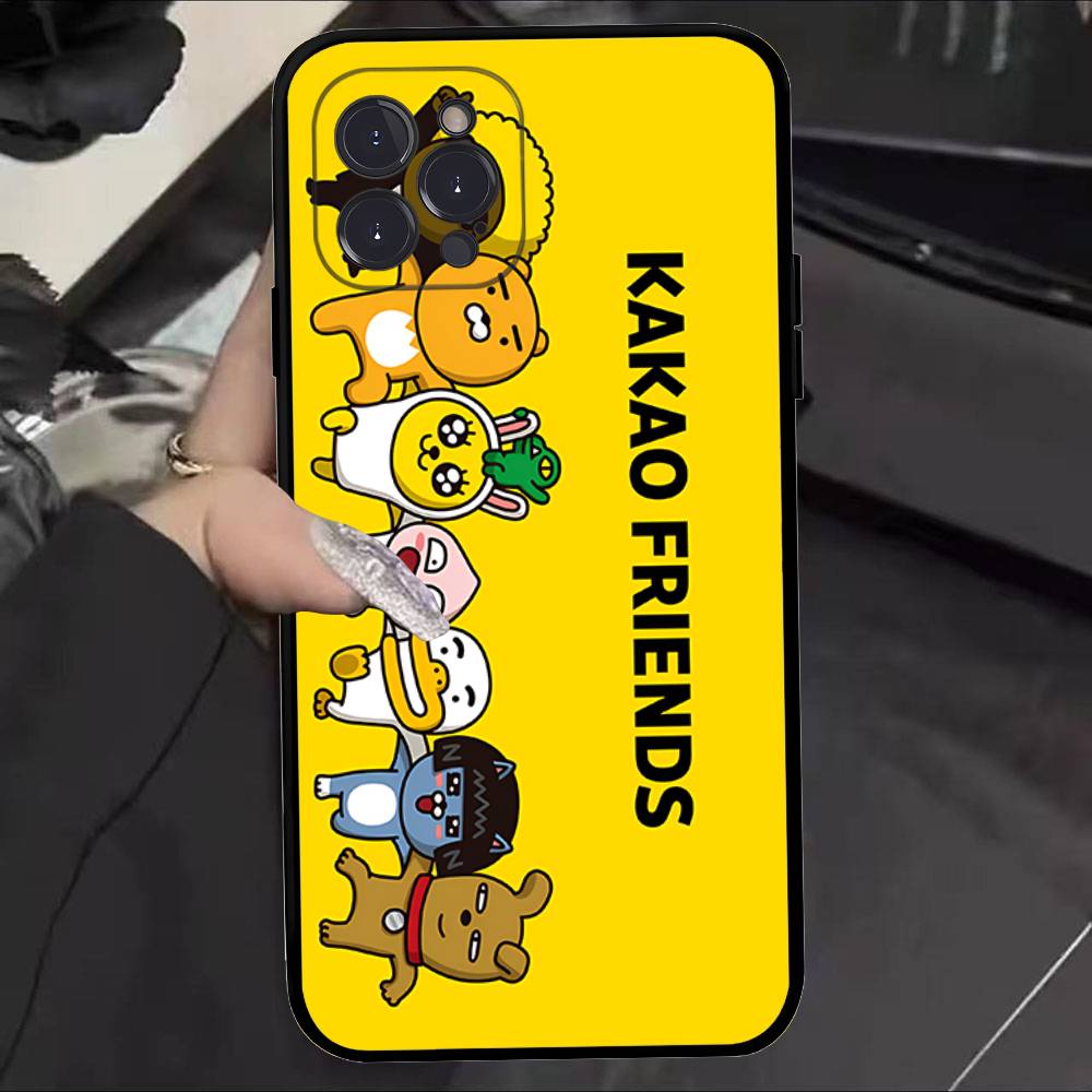 K-KAKAOS FRIENDS Cartoon Phone Case For IPhone 17 16 15 14 11 12 13 Mini Pro XS Max Plus Funda Shell